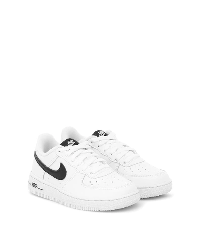 Shop Nike Air Force 1 Leather Sneakers In White