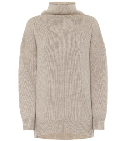 Shop Max Mara Nord Mohair-blend Sweater In Grey