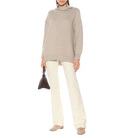 Shop Max Mara Nord Mohair-blend Sweater In Grey