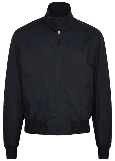Shop Helmut Lang Navy Cotton Jacket