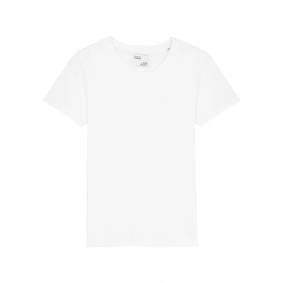 Shop Colorful Standard White Cotton T-shirt
