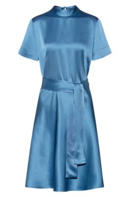 hugo boss blue dress