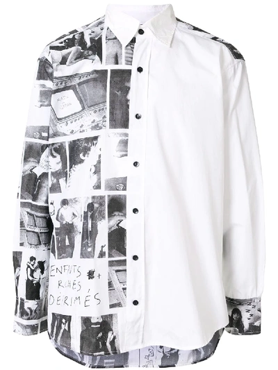 Shop Enfants Riches Deprimes Photographic-print Shirt In White
