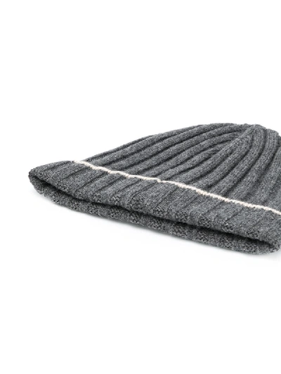 Shop Brunello Cucinelli Cashmere Hat In Grey