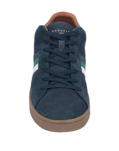 Shop Serafini Sneakers In Dark Blue