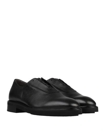 Shop Sergio Rossi Lace-up Shoes In Black