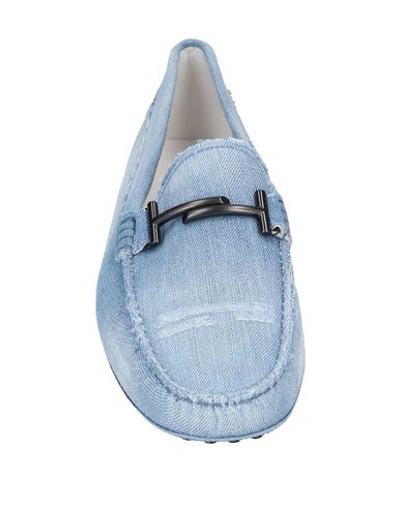 Tod's Loafers In Blue