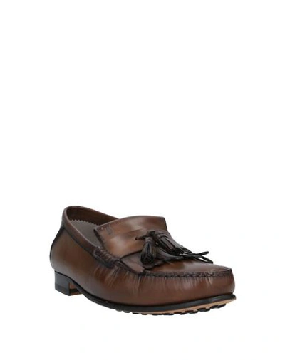 Shop Tod's Man Loafers Cocoa Size 9 Soft Leather In Brown