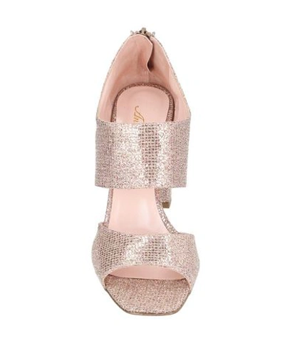 Shop Anna F Sandals In Pastel Pink