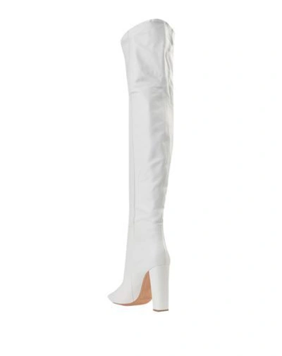 Shop Alexandre Birman Knee Boots In White