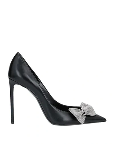 Shop Saint Laurent Pumps In Black