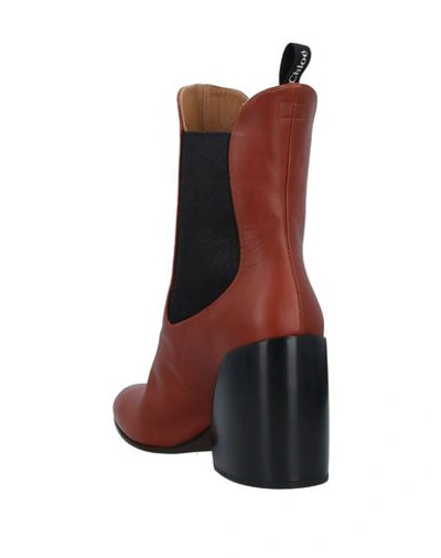 Shop Chloé Ankle Boot In Brown