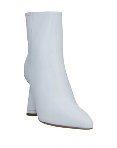 Shop Jacquemus Ankle Boot In White