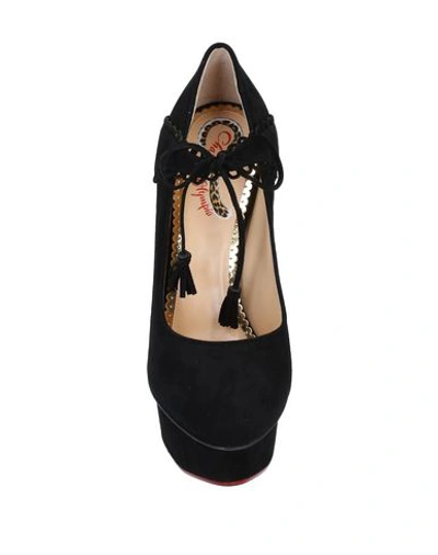 Shop Charlotte Olympia Pumps In Black