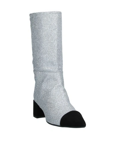 Shop Anna F. Boots In Silver
