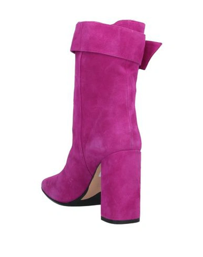 Shop Anna F Ankle Boots In Garnet