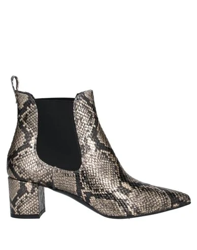 Shop Albano Ankle Boot In Platinum