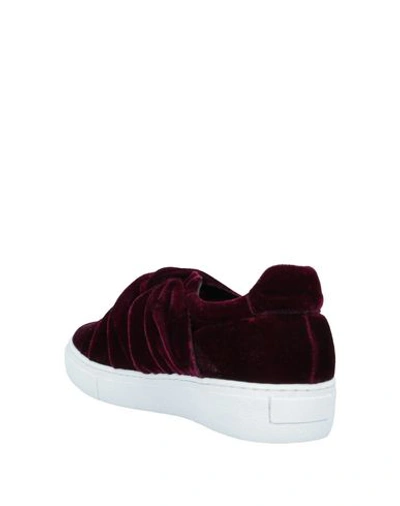 Shop Tosca Blu Woman Sneakers Garnet Size 7 Textile Fibers In Red