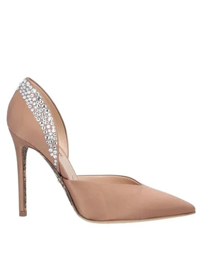 Shop Cesare Paciotti Pumps In Light Brown