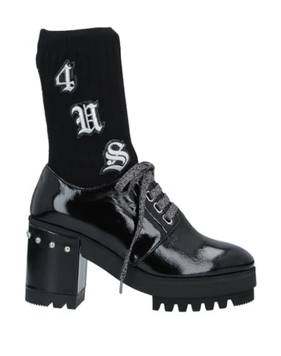 Shop Cesare Paciotti 4us Ankle Boot In Black