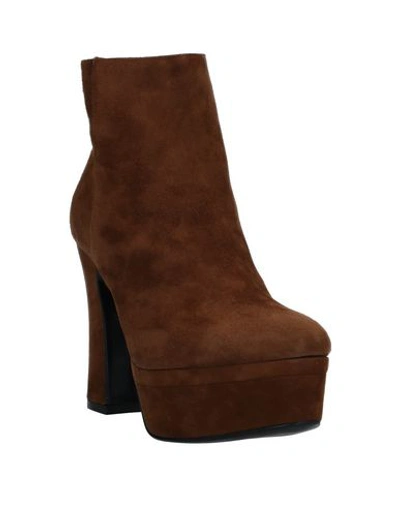 Shop Albano Ankle Boots In Brown