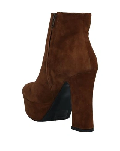 Shop Albano Ankle Boots In Brown