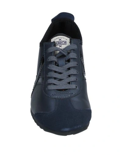 Shop Munich Sneakers In Dark Blue