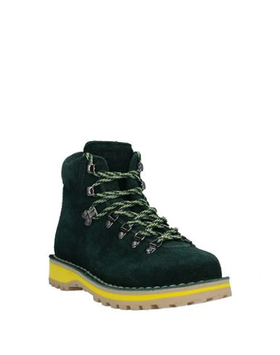 Shop Diemme Ankle Boots In Emerald Green
