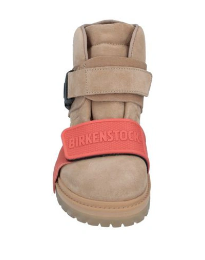 Rick Owens Ankle Boots In Beige