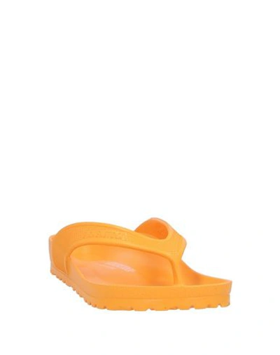 Shop Birkenstock Toe Strap Sandals In Apricot