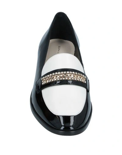 Shop Sophia Webster Loafers In Black