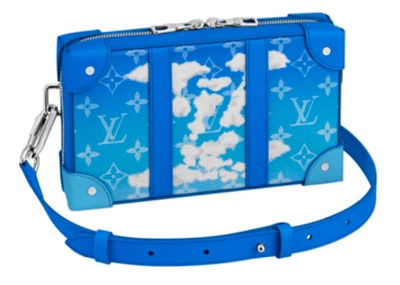 Louis Vuitton Soft Trunk Wallet (6 Card Slot) Clouds Monogram Blue in  Coated Canvas with Silver-tone - US