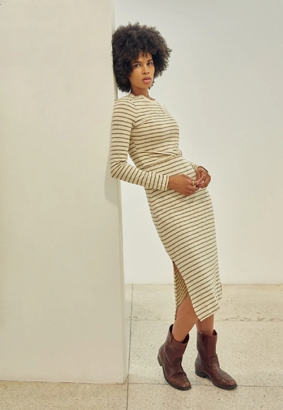 Current elliott striped dress cheap