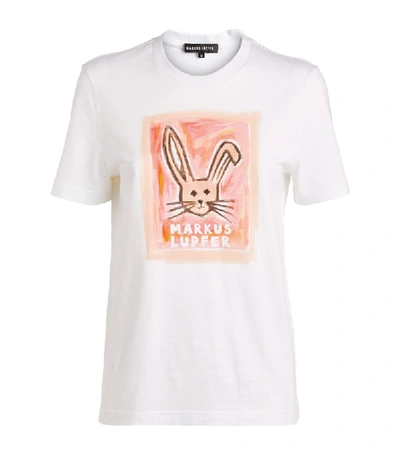 Shop Markus Lupfer Kate Painted Bunny T-shirt
