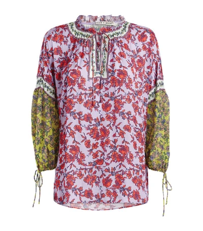 Shop Alice And Olivia Julius Blouson Tunic Top