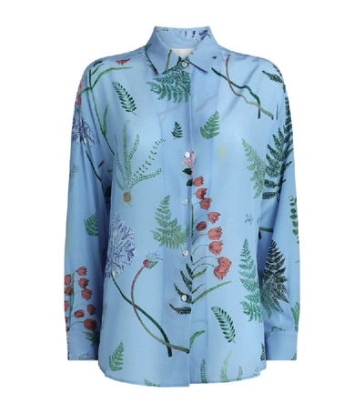 Shop Weekend Max Mara Silk Venas Floral Shirt