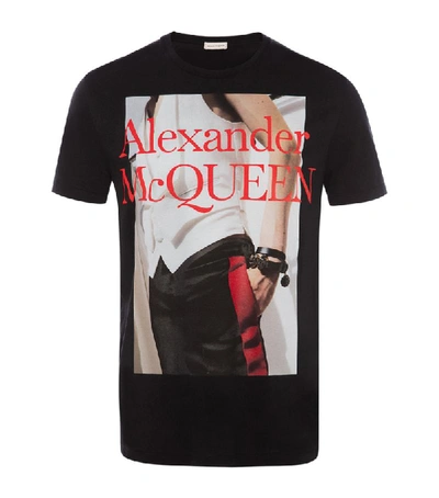 Shop Alexander Mcqueen Backstage Print T-shirt