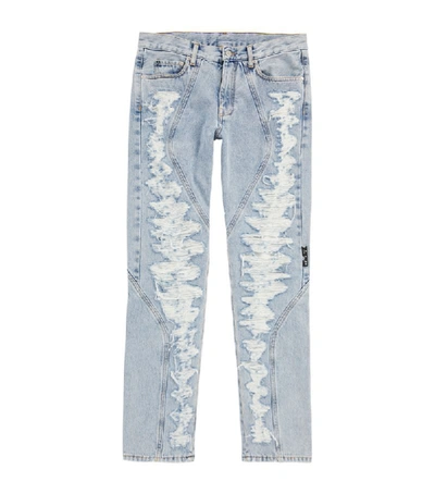 Shop Off-white Contoured Slim Jeans