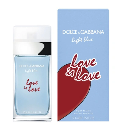 Shop Dolce & Gabbana Light Blue Love Is Love Eau De Parfum (50ml) In White