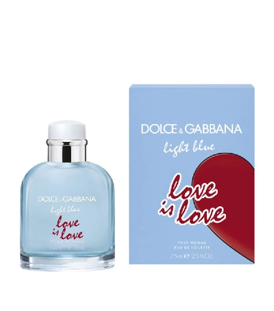Shop Dolce & Gabbana Light Blue Love Is Love Eau De Toilette (75ml) In White