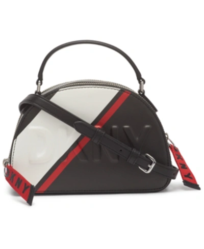 Dkny Tilly Mini Dome Crossbody In Black white cherry ModeSens