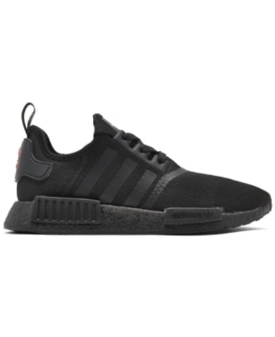 Shop Adidas Originals Adidas Women's Nmd R1 Casual Sneakers From Finish Line In Cblack/cbl