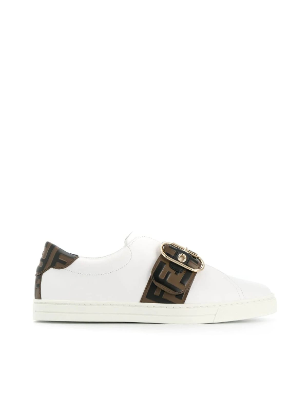 all white fendi sneakers