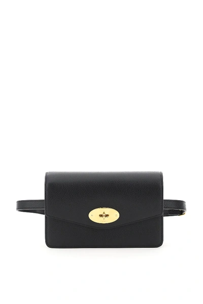 Shop Mulberry Small Darley Leather Belt Bag In Black