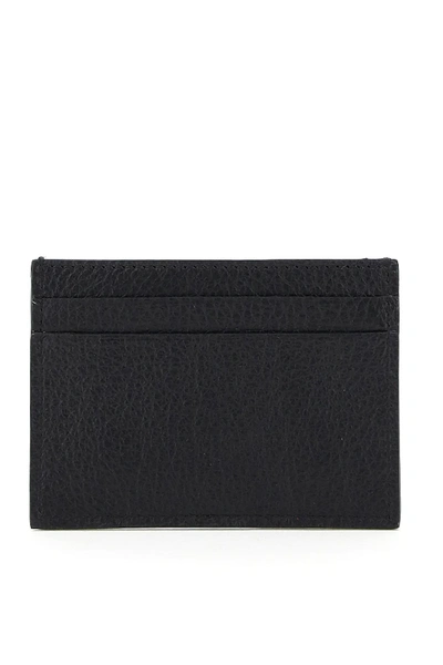 Shop Moschino Logo Card Holder In Black