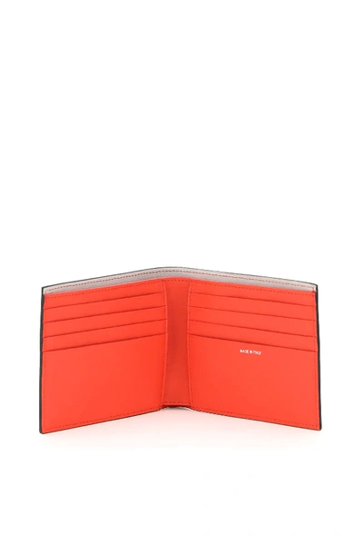 Shop Paul Smith Bright Stripe Wallet In Black,red