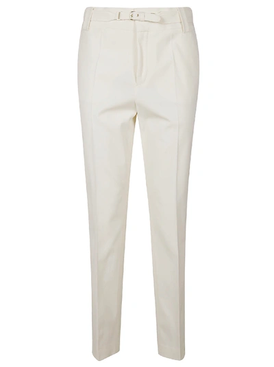 Shop Red Valentino Slim Buckled Trousers In Latte