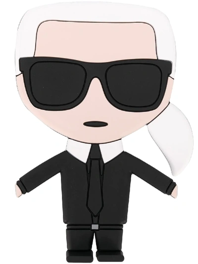 Shop Karl Lagerfeld Karl Shape Phone Stand In Black