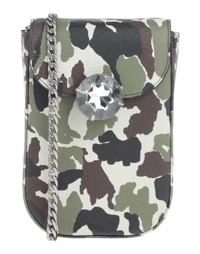 Shop Miu Miu Handbags In Military Green