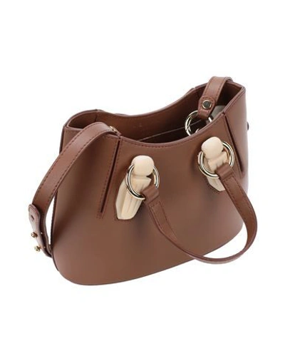 Shop Aevha London Handbag In Tan